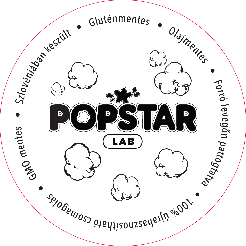 A Popstar Lab kör alakú zárócímkéje